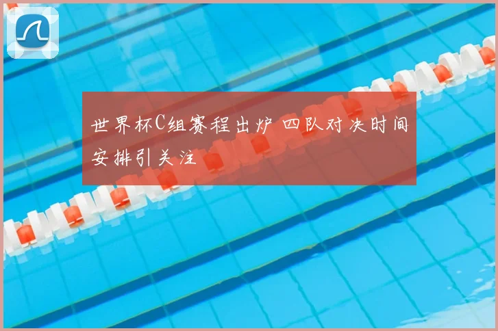世界杯C组赛程出炉 四队对决时间安排引关注
